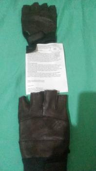 Product Review of Sarung Tangan Motor Kulit AJP Setengah Jari from t**1 2
