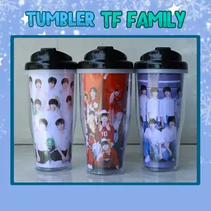 Tumbler Tf Family Gen 4 Bonus 25 Photocard Botol Buatan Fans Idola