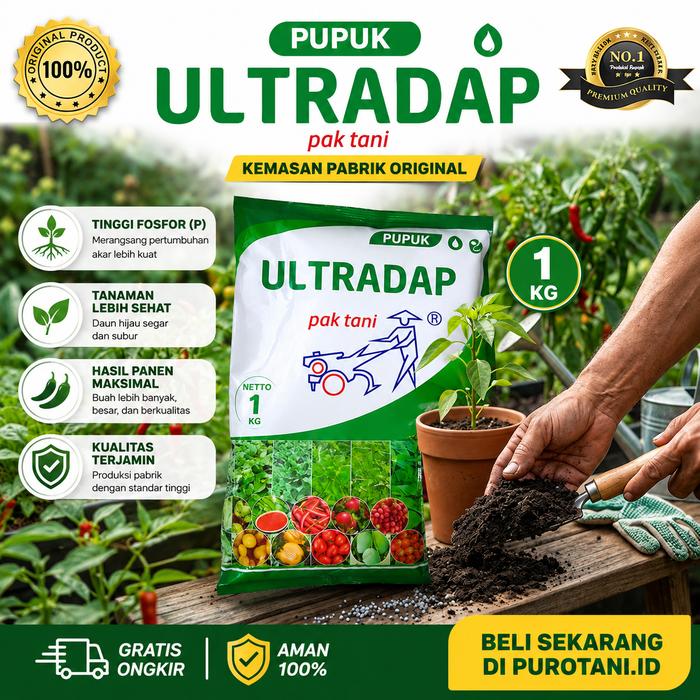 Gambar Pupuk Ultradap Pak Tani 1KG Kristal Tanaman Sayur Holtikultura dari PUROTANI.ID Kab. Purworejo Tokopedia