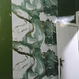 Home Decor - Wallpaper Vinyl Roll Large Size Room Decoration Motif Marble Wallsticker Foam Roll PET Jumbo 120 x 280cm