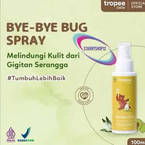 Tropee Bebe Bye Bye Bug Spray 100ml Spray Anti Nyamuk dan Serangga TROPEE BEBE tropee bugs spray