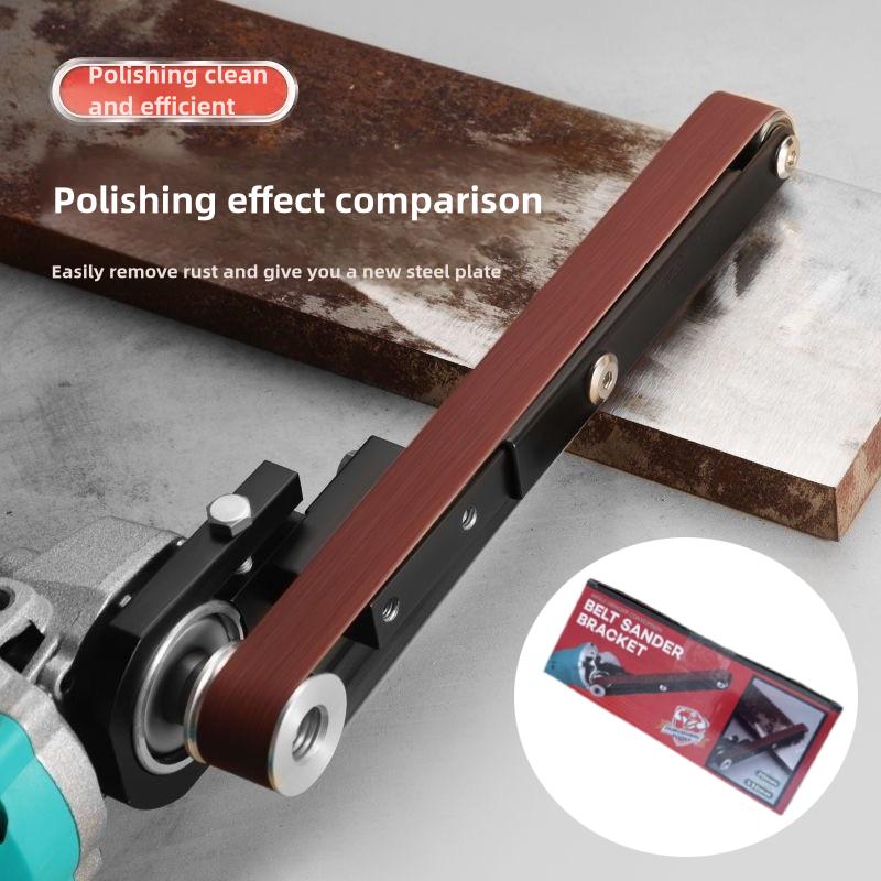 Product Introduction of Đệm lót tự làm mini đa chức năng, đai chà nhám, đai bộ chuyển đổi, đai dũa, máy chà nhám, thích hợp cho máy mài góc Điện 115mm 4,5 inch và 125mm 5 inch, phụ kiện giá đỡ sửa đổi, 1 bộ 7