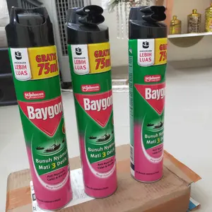 BAYGON OBAT NYAMUK SEMPROT 600ML + 75ML WANGI FLOWER GARDEN
