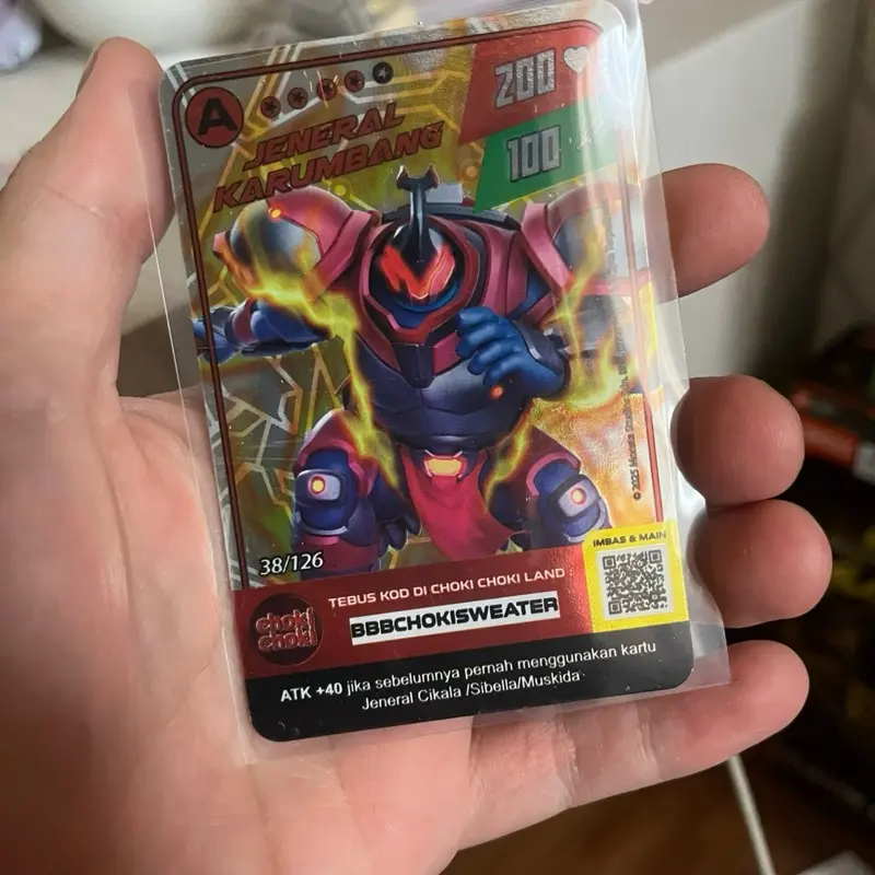 Kartu Boboiboy Choki-Choki Monsta Galaxy Card Hologram AR SATUAN Baru dan Aman untuk Koleksi Kartu Boboiboy Choki-Choki Monsta Galaxy Card Hologram AR SATUAN Baru dan Aman untuk Koleksi