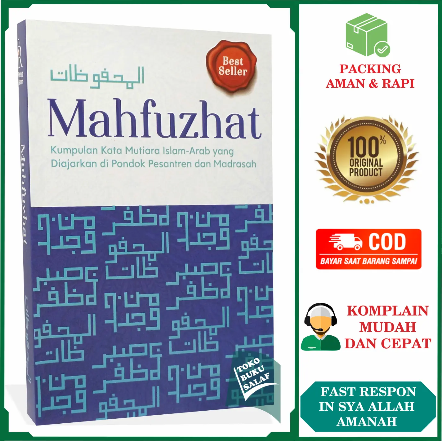 Mahfuzhat Kumpulan Kata Mutiara Islam-Arab yang Diajarkan di Pondok Pesantren dan Madrasah Pepatah Muslim Mahfuzhot Mahfuzat Mahfuzot Karya Tim Rene Islam Penerbit Turos