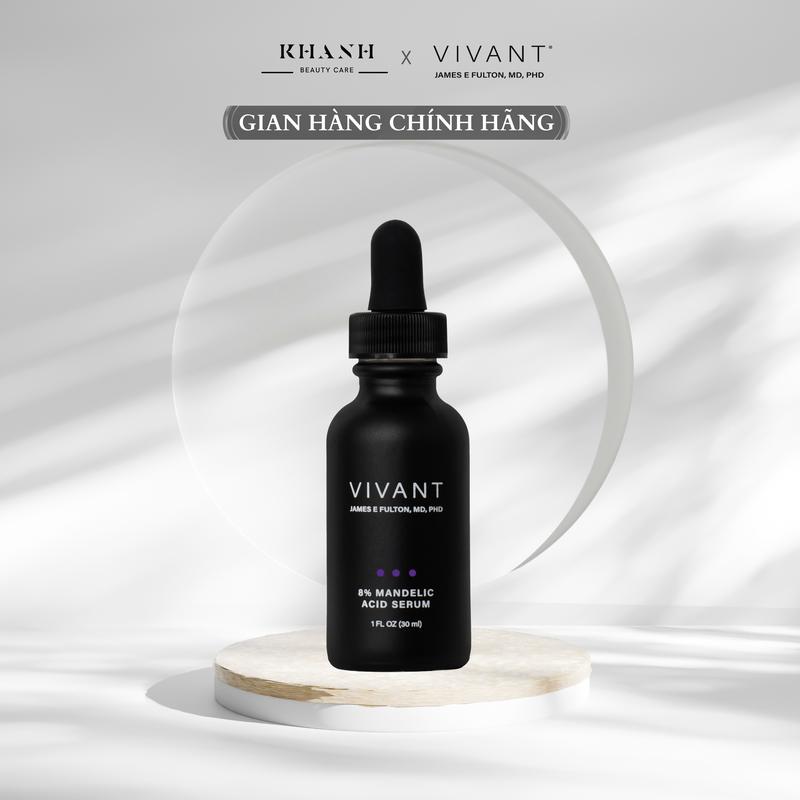 Serum Vivant 8% Mandelic Acid 3in1 Skincare 30ml Làm đẹp da giảm mụn ngừa lão hóa và sắc tố không đều màu