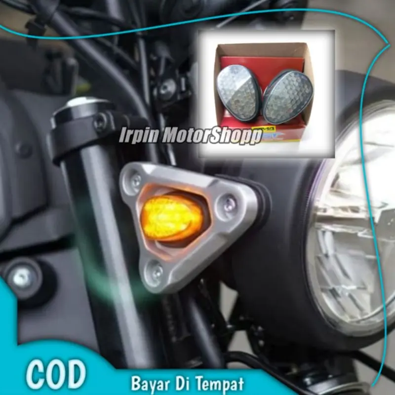 Sen Yamaha XSR 155 led R25 R15 depan belakang paket Flasher 2 pasang depan belakang 3