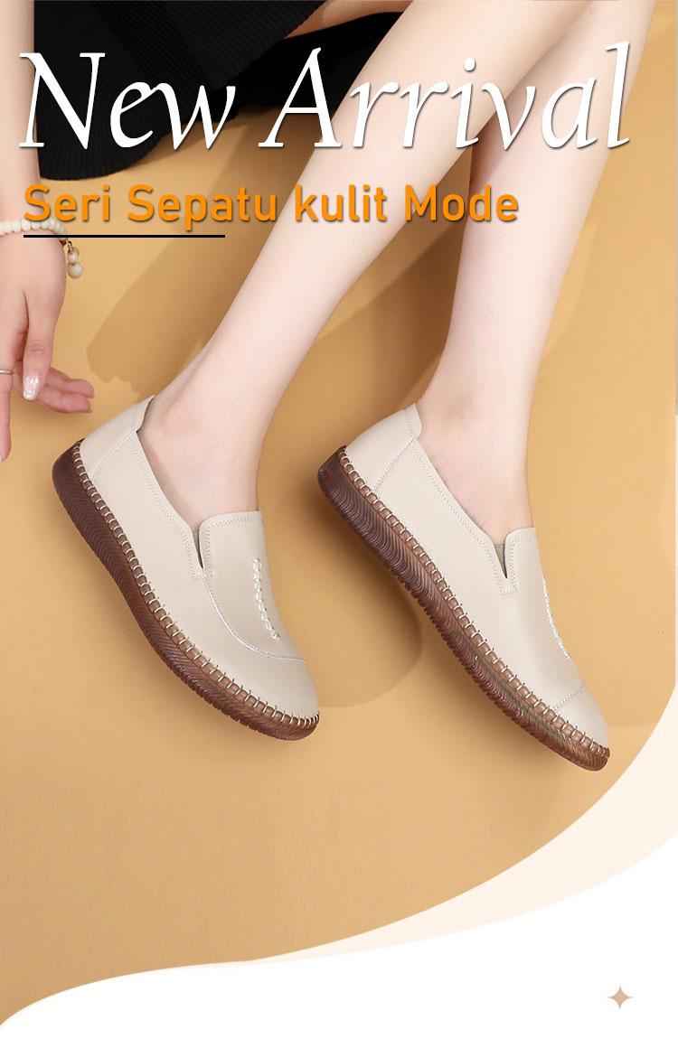 CXGK  Flatshoes - Sepatu Datar Wanita Hitam untuk Kerja (Office Lady) & Gaya Harian | Desain Korea Berkelas