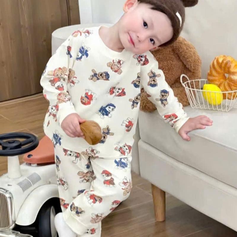 Sét Bộ Quần Áo Thu Đông In Hình Chú Chó Cứu Hộ Dành Cho Bé Trai Size Từ 9-35kg.Chất Cotton Mềm Mịn,Có Thể Giặt Máy