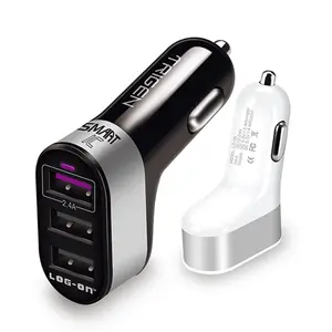 Charger Mobil 3 USB , 4.5 Amp Bisa untuk Charging 3 Device Sekaligus