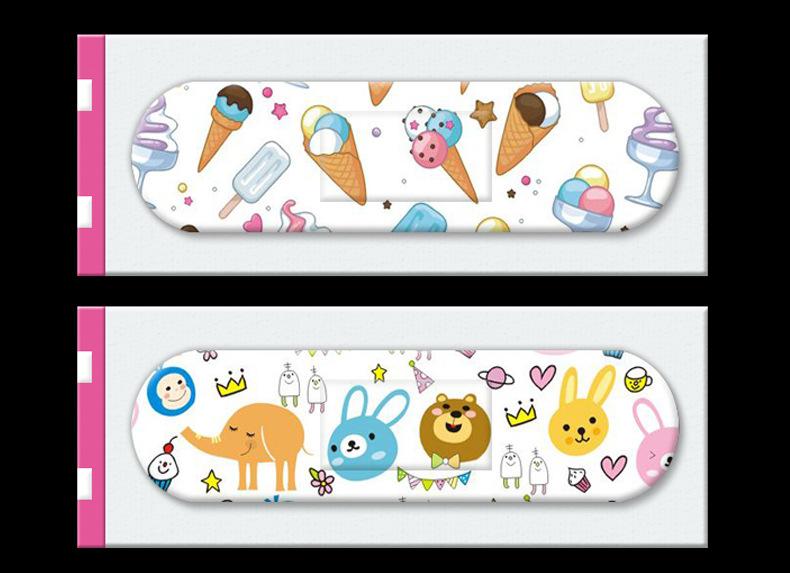Product Introduction of 2 Styles Cute Bandaid Breathable Waterproof Patch Cartoon Wound Bandages Cute Breathable Band Adhesive for Kids Healthcare Kit 1