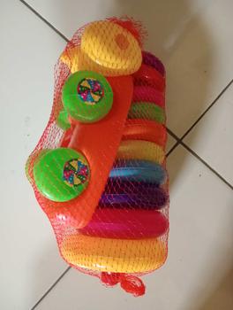 Product Review of ( BISA COD ) PROMO Mainan Anak Ring Donat Roda 10 Susun Multiwarna MURAH from D**🥰 0