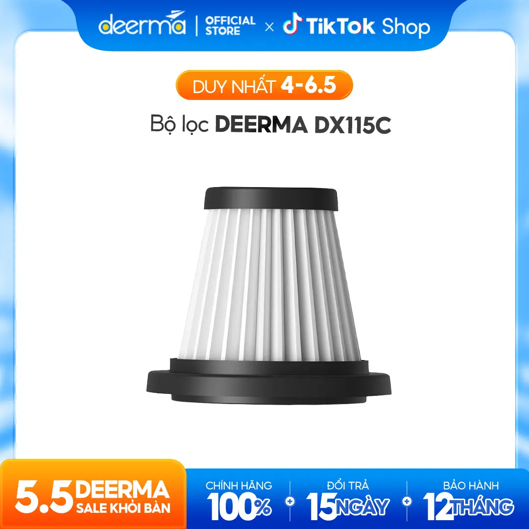 Bộ Lọc Hepa Cho Máy Hút Bụi DEERMA DX115C