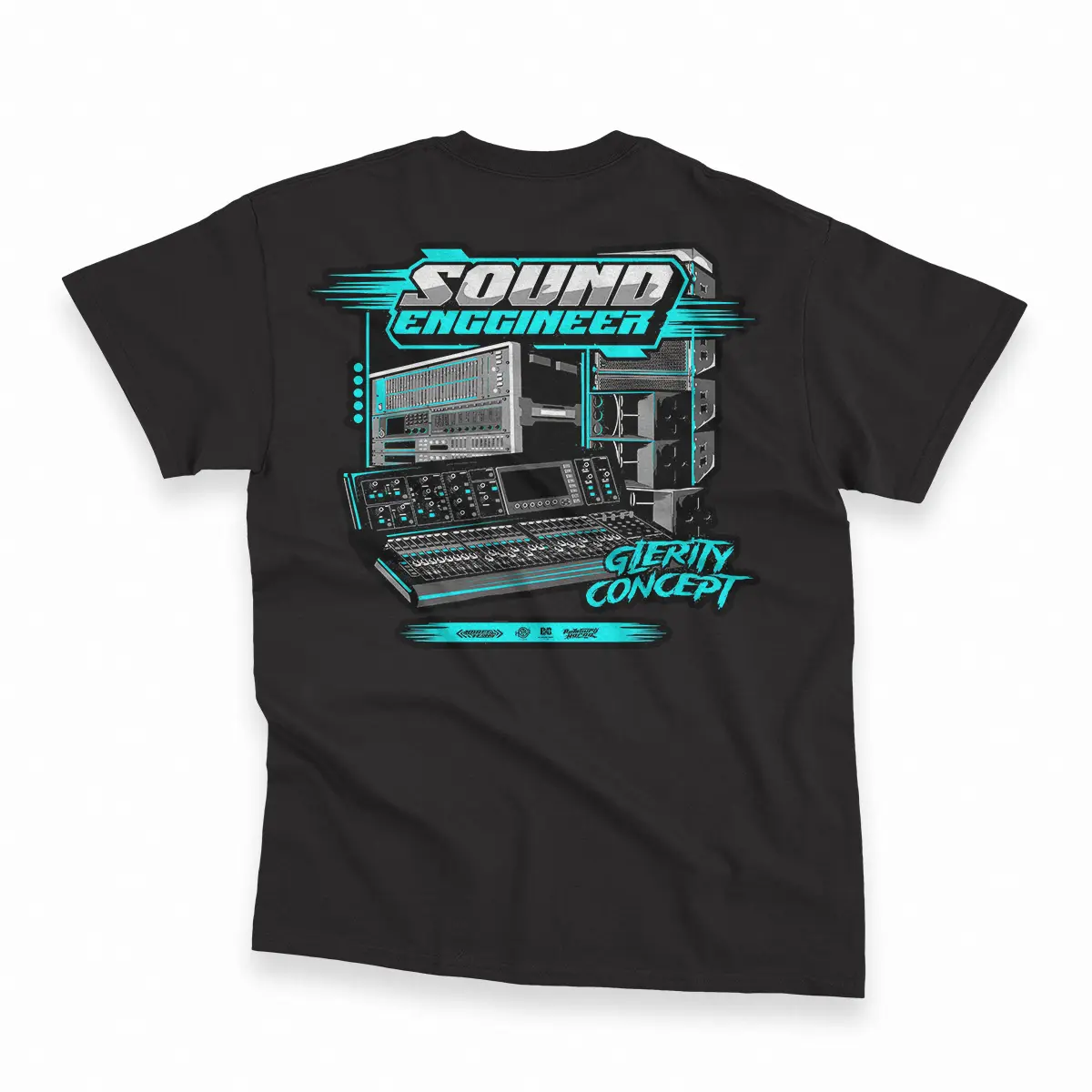 Kaos Sound System Audio Sound Enggineer  - Baju Distro Horeg Vibes Soundman Operator Sound System  (BISA COD) SOUND CONCEPT Combed Katun Motif Nyaman Panjang Pendek Pria Racing