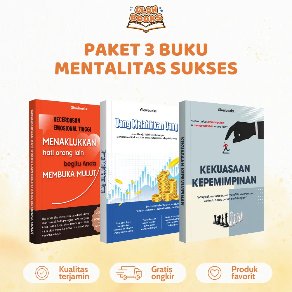 Paket 3 Buku - Menaklukkan Hati Orang Lain, Uang Melahirkan Uang, Kekuasaan Kepemimpinan - Siribooks - TID6-10-18