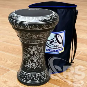 Darbuka Kayu 8 & 6 inch Dumbuk Batu Marawis Hadroh