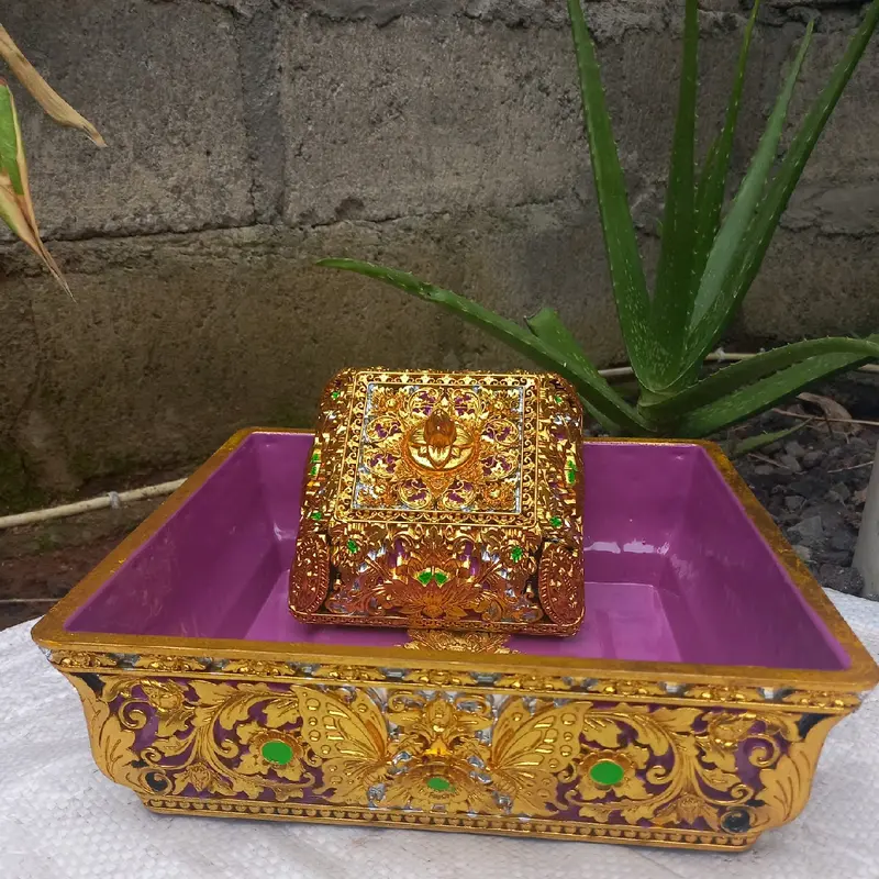 bokor kotak uk.28cm bahan melamin 6