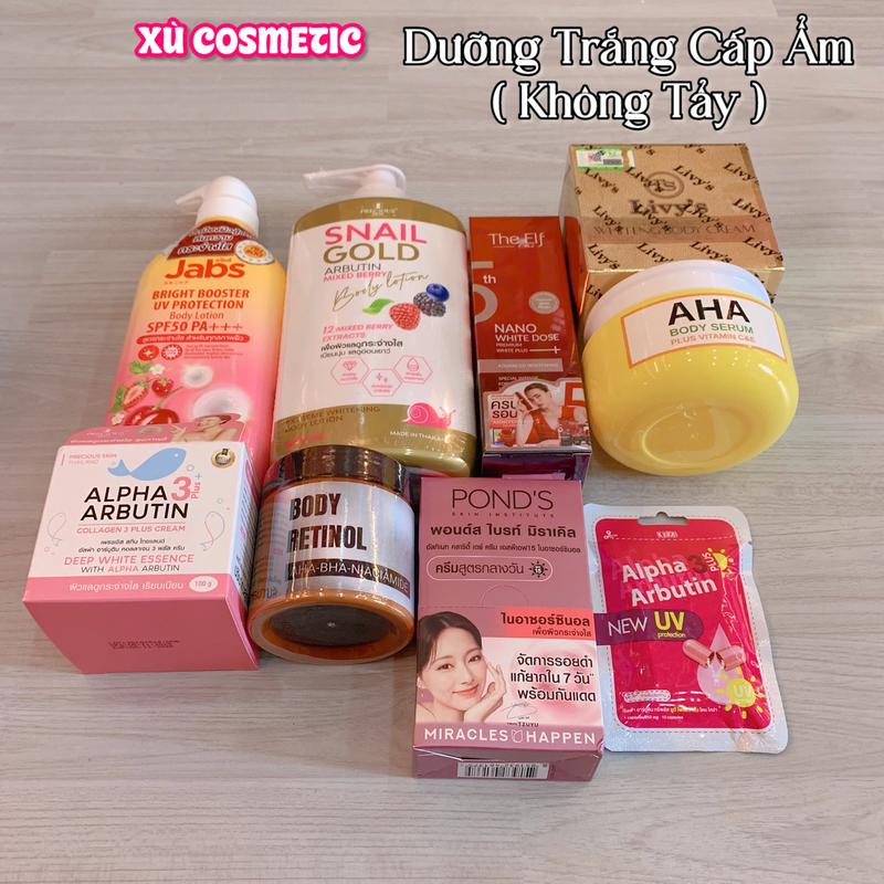  Kem Body Xù Cosmetic Dưỡng Trắng Cấp Ẩm Radiant White Skin Combo   TB01-001   