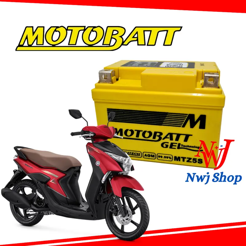AKI KERING MOTOBATT MIO M3 GEAR MIO J MIO S MIO SOUL MIO Z MTZ5S GTZ5S YTZ4V MF 1