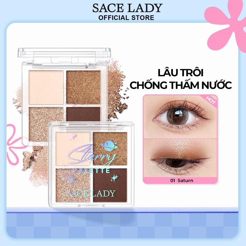  Bảng phấn mắt SACE LADY trang điểm làm đẹp đa năng 1.8g Nhũ Mắt bảng mắt  peripera 