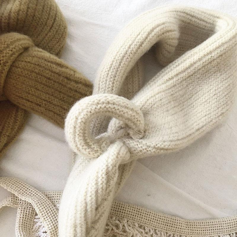 Product Introduction of Soft Knitted Kids Scarf Winter Warm Infant Toddler Neck Warm Girl Boy Scarves 5