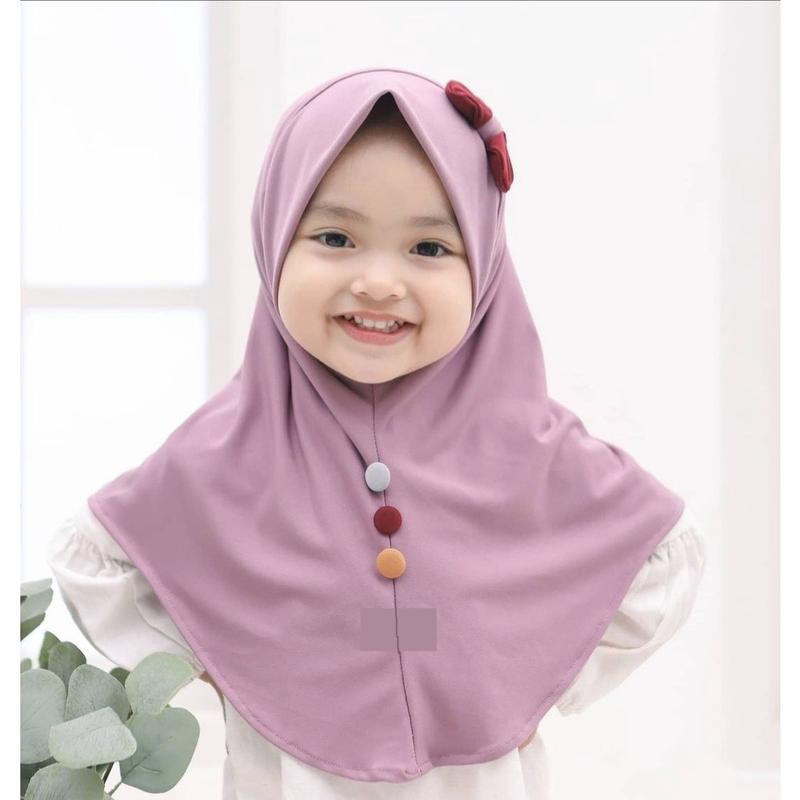 Product Introduction of jilbab kerudung anak BELA PITA hijab bayi lucu umur 0-3 tahun kerudung anak kancing cantik Instan NURAFARIZ.HIJAB 2