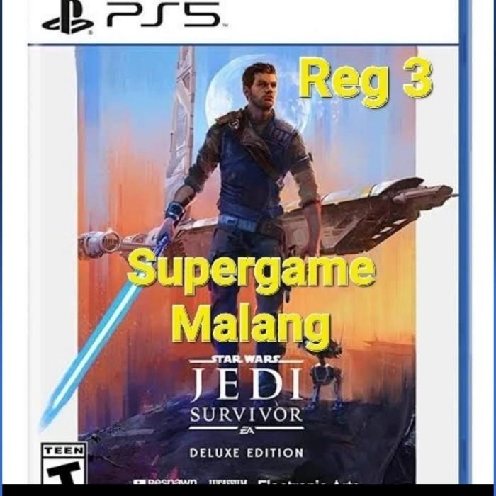 Gambar Star Wars Jedi Survivor PS5 Deluxe Edition Starwars Starwar PS 5 Cd - Standar dari Supergame Malang Kota Malang 2 Tokopedia