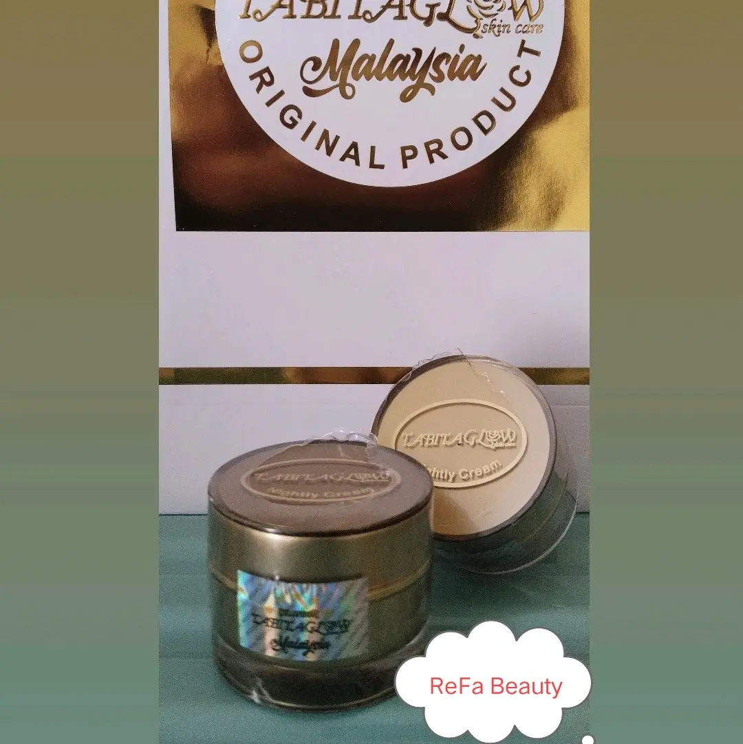Krim Malam Glow Malay Original Pelembab Wajah Mencerahkan Hitam Kusam - Pencerah