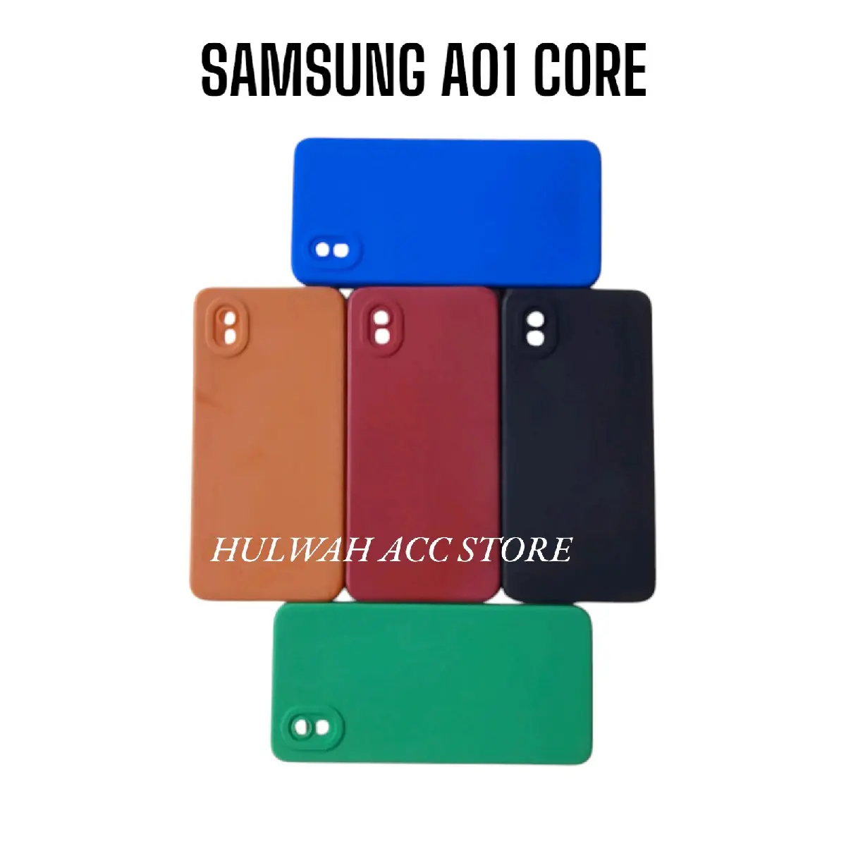 CASE MACARON FOR SAMSUNG A01 CORE SOFTCASE PRO KAMERA Casing Silikon Lentur