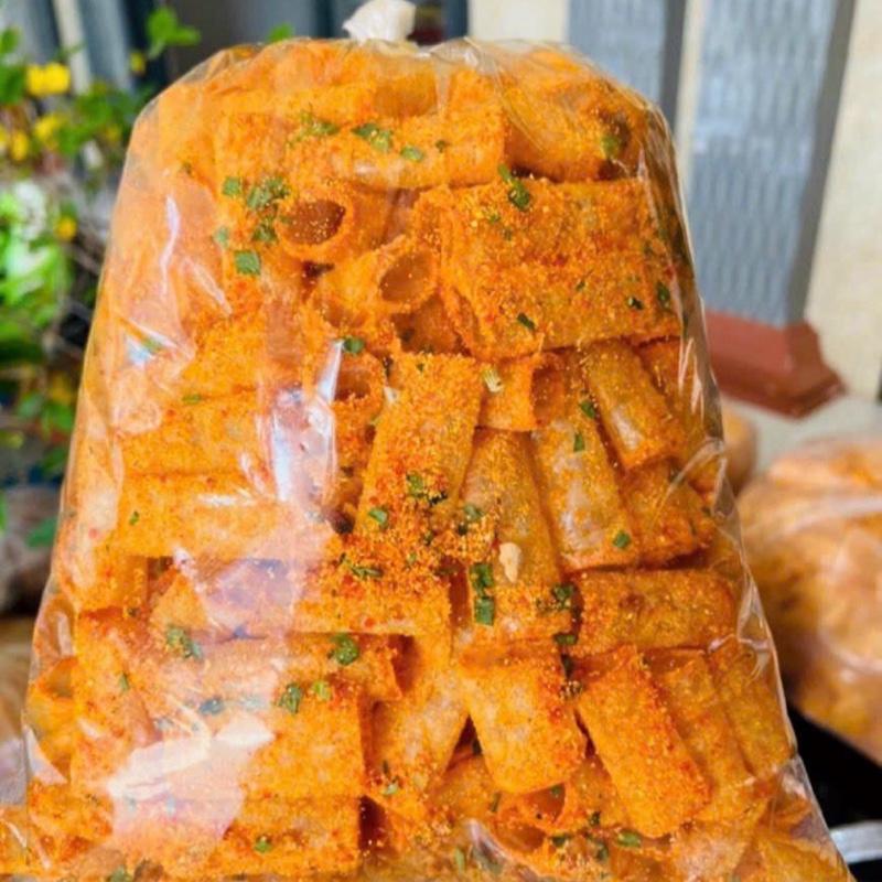 Bánh tráng cuộn pho mai tôm vị béo pho mai vi ngon từ tép sấy bịch 500gram - Snack Vị Béo Tuyệt Hảo