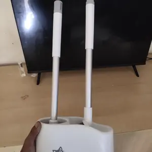 ANGOLA Sikat Kloset Duduk/Jongkok 2IN1 D83 Sikat Pembersih Toilet / Toilet Brush / Sikat Toilet Serbaguna Gagang Silikon