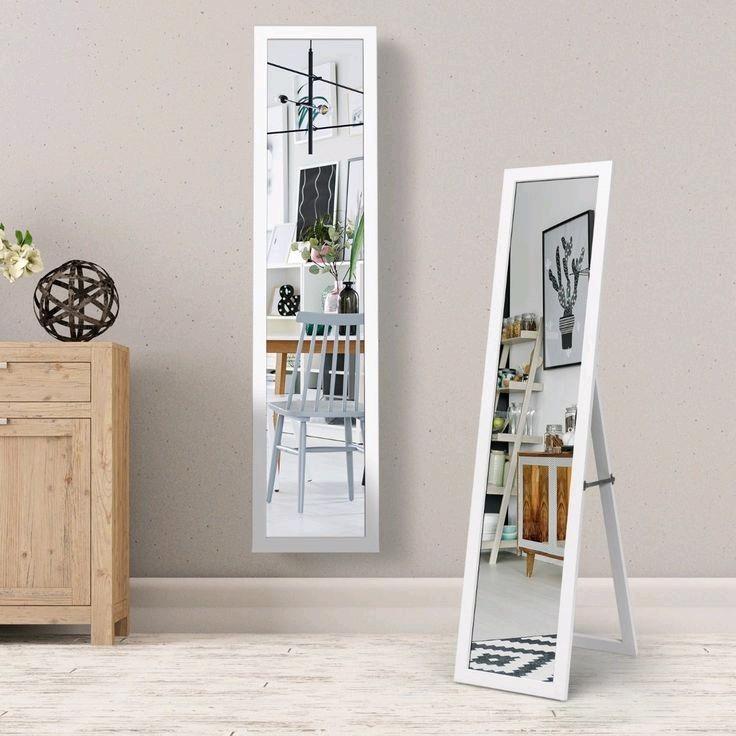 Kaca Cermin Standing Mirror Cermin Berdiri Minimalis Full Body 35x127cm Mirror Kaca Dinding 0
