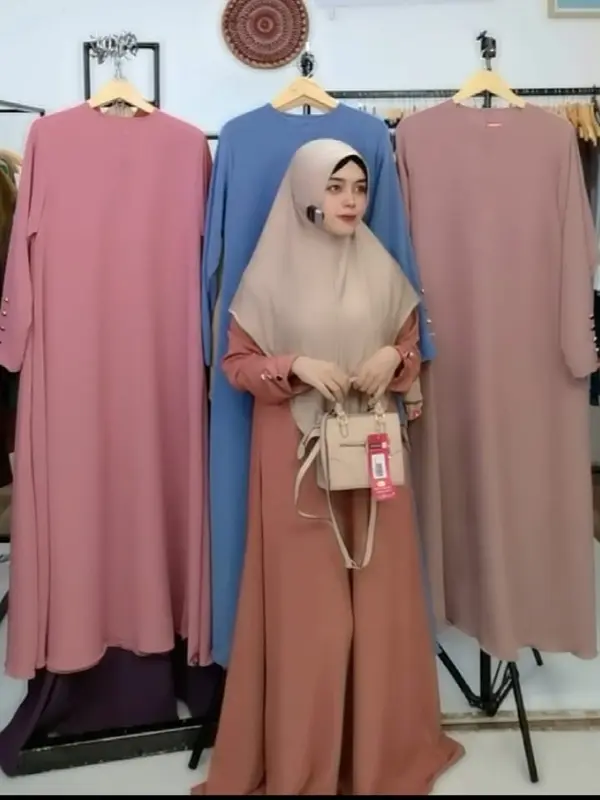 Gamis Only Zahiraa All Warna Bahan Rayon Viscos Premium 0