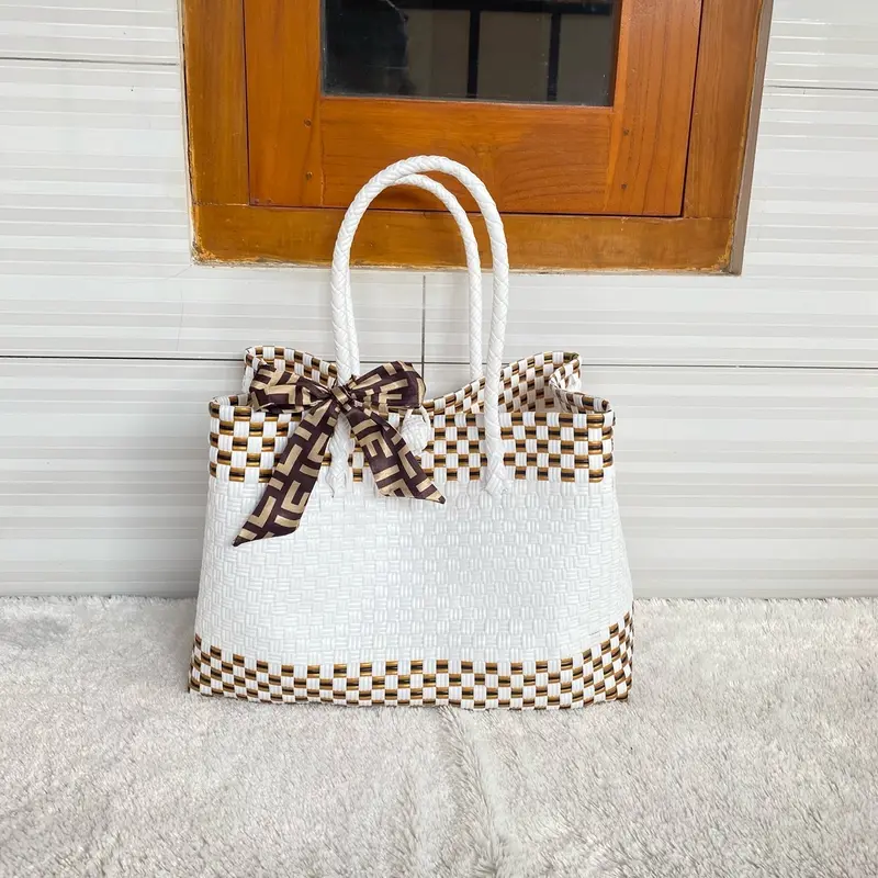 Tas Anyaman Wanita Jally Premium XL Muat 10kg Bisa Tambah Nama 3