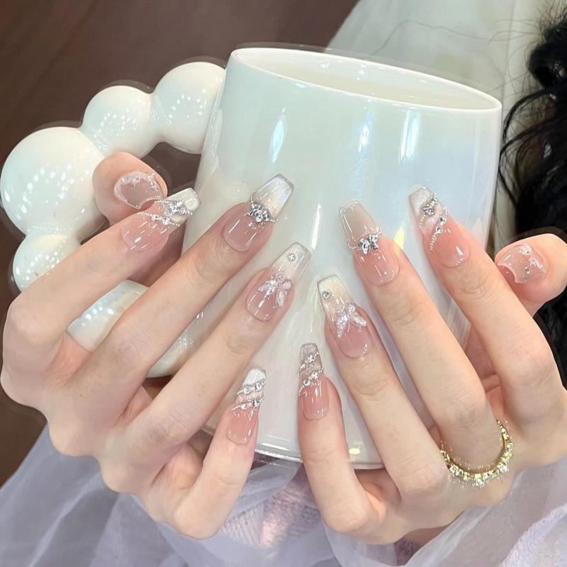  MÃ 01 ĐẾN 100 nail giả ,bộ 24 nail đủ kích cỡ. Làm Nail Nữ 