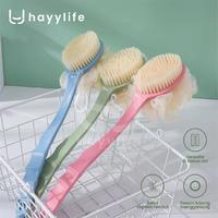 Gambar HAYYLIFE Brush Mandi Sikat Tubuh Sikat Penggosok Punggung + Sponge Puff Busa Banyak Warna Biru Hijau VS-HL-BDA502 - Pink dari hayylife Kab. Tangerang 1 Tokopedia