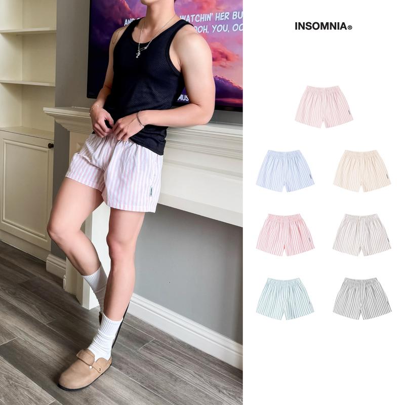 Quần Đùi Vải Oxford Mặc Ngủ Mặc Nhà INSOMNIA Unisex Nam Nữ Local Brand - PS026