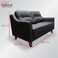 Gambar Sofa Bianca Sofa 2 Seater Minimalis By Vassa dari Vassa Sofa & Home Kab. Bogor 2 Tokopedia