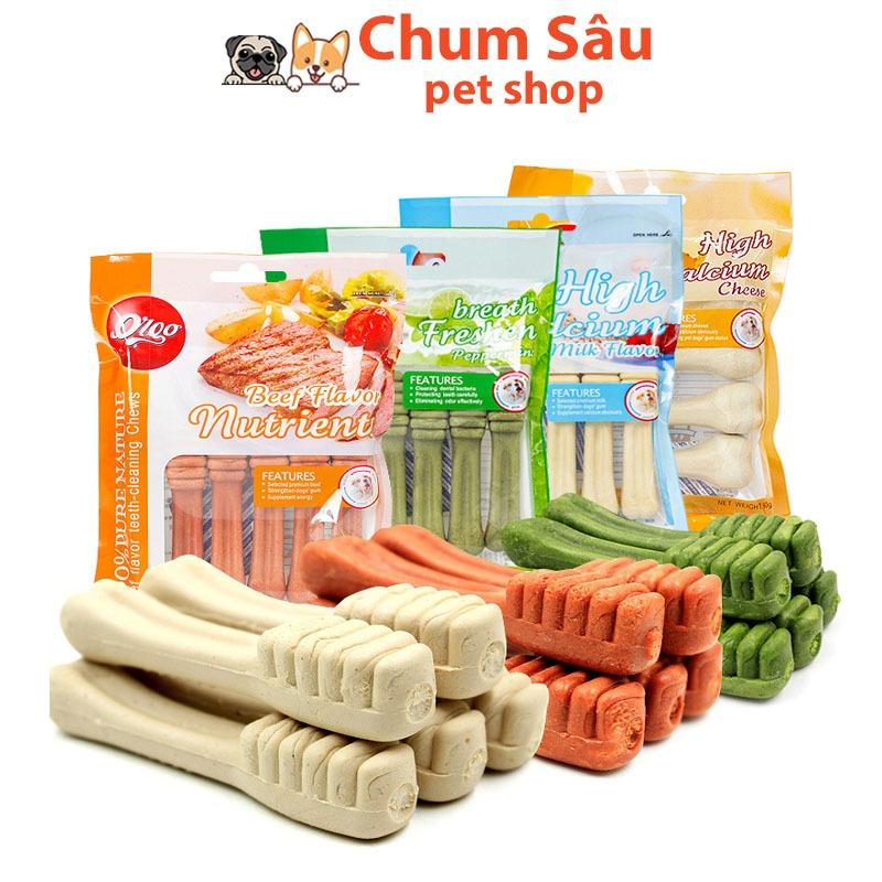 TOP Xương gặm Orgo cho chó, sạch răng, bổ sung canxi gói 90g
