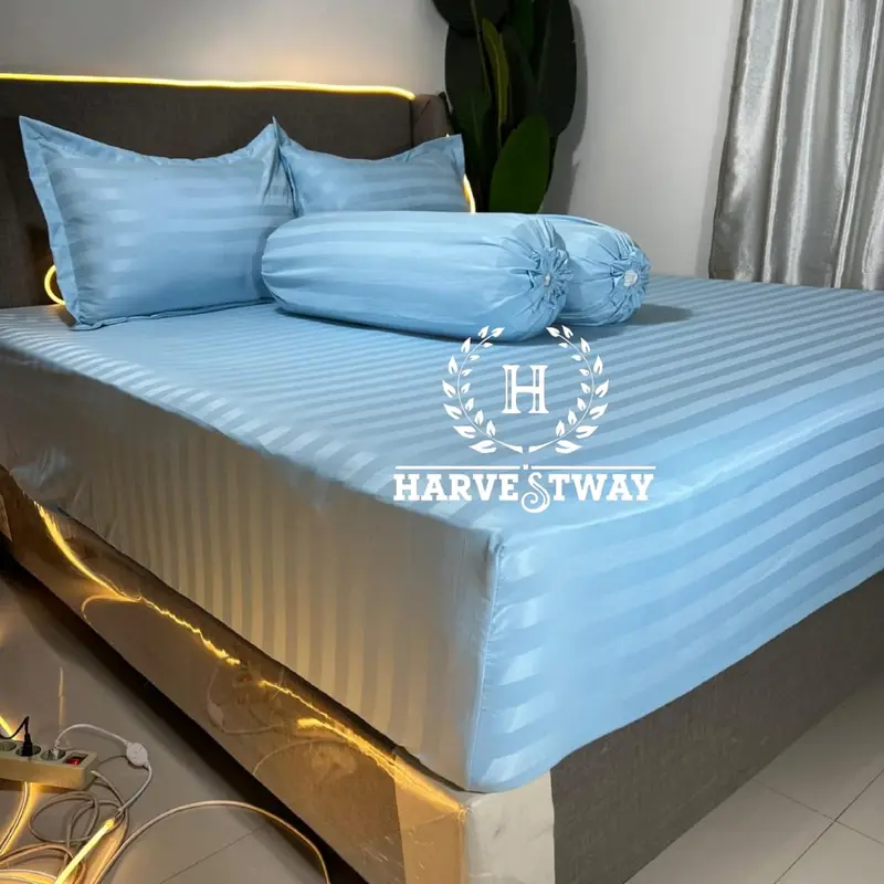 Tinggi 40 (ETALASE A) Sprei Hotel Salur Dobby Mikrotenssel Premium Gramasi 120 4
