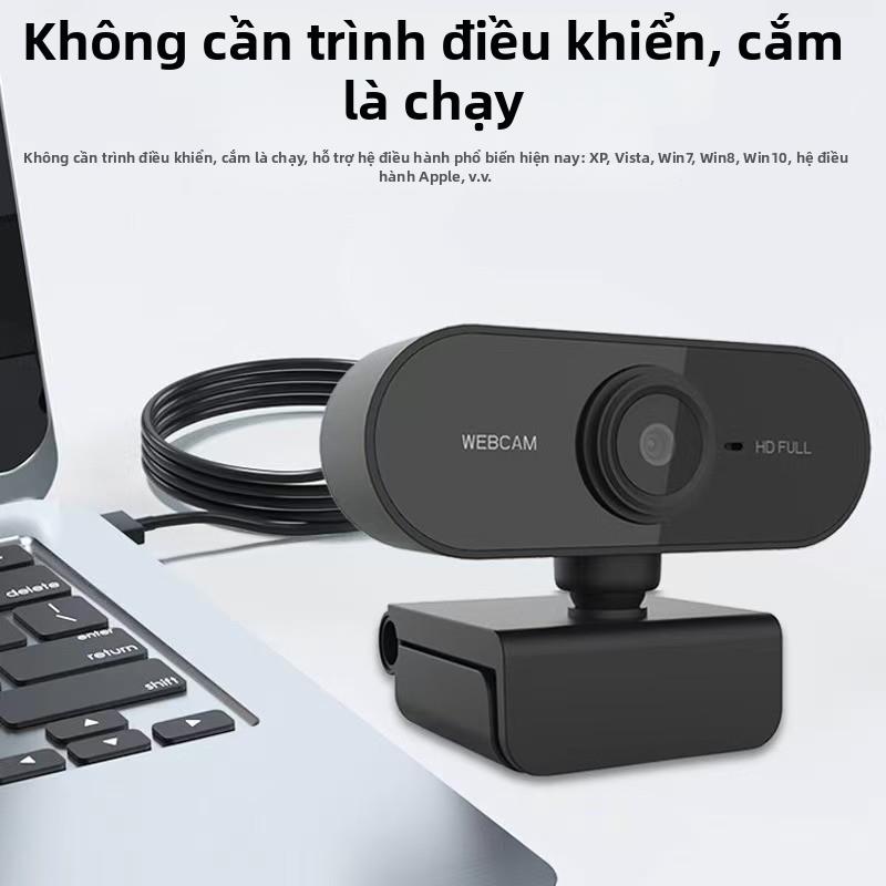 VOVOVA Desktop Webcam, 1080P HD, with Microphone for Video Calls, Home Computer…