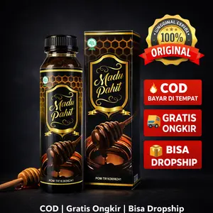 Madu Hitam Pahit 99 - Kaya Nutrisi dan Antioksidan - Ukuran 250 ML Honey Syrup Herbal Sirup