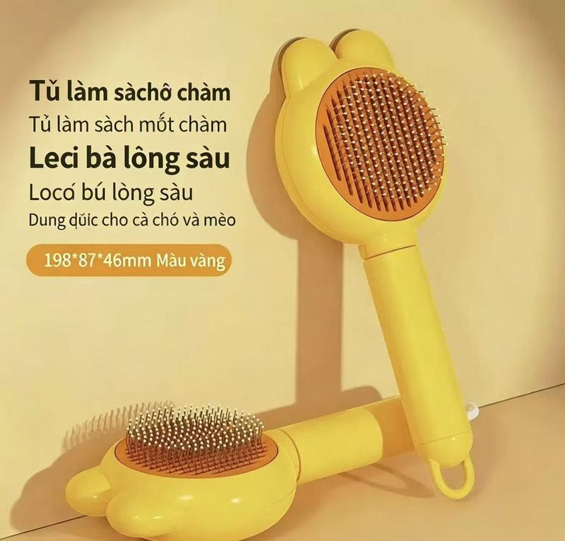 Lược chải lông cho mèo loại bỏ lông rụng, dụng cụ làm sạch lông cho chó và mèo,…
