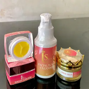 (CEPAT MENCERAHKAN) LIBUZAR SKIN Paket Komplit Facial Wash + Gold Jelly + Night Cream