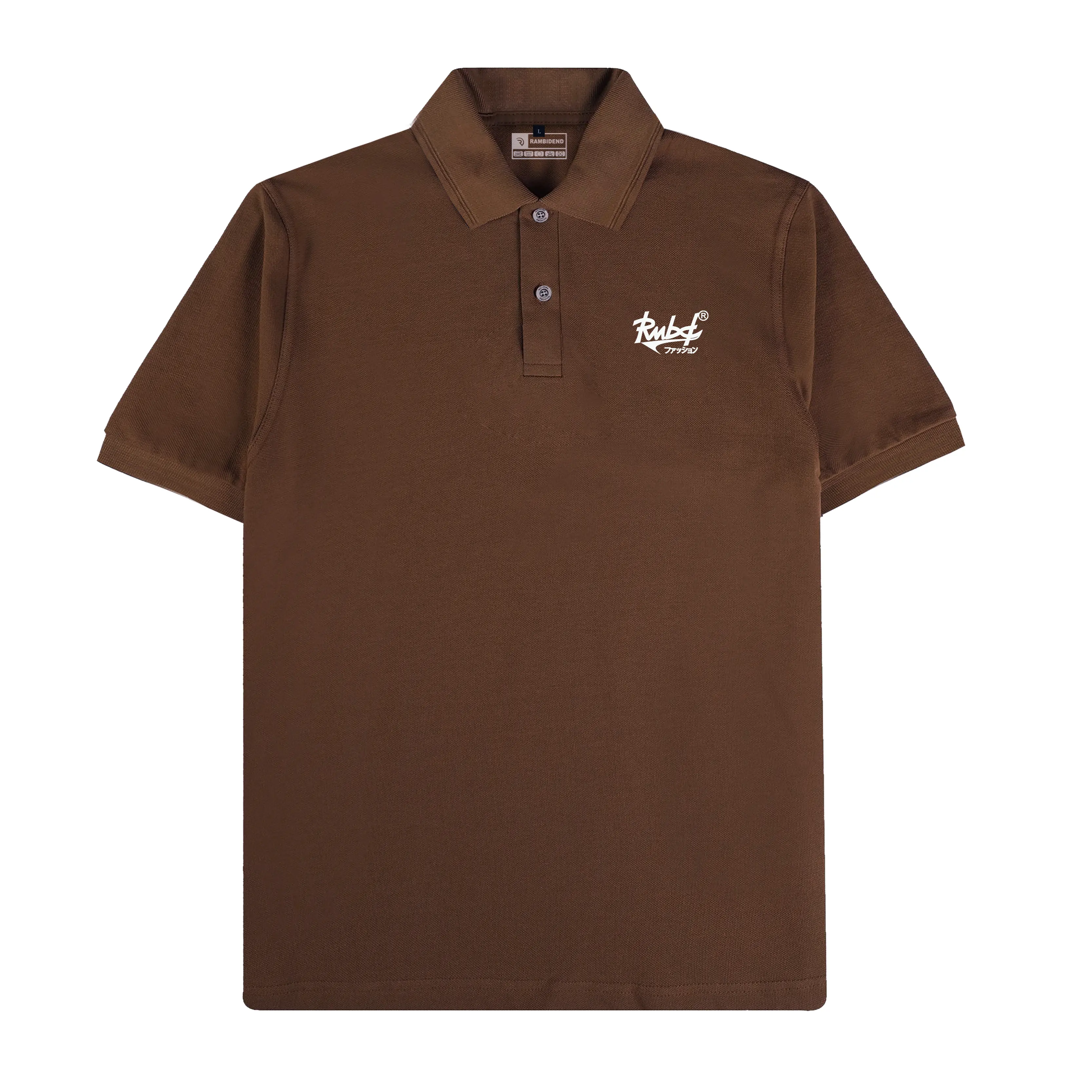 Rambidend Polo Shirt Pria Wanita Lengan Pendek  Size S-XXL Rmbd Japan
