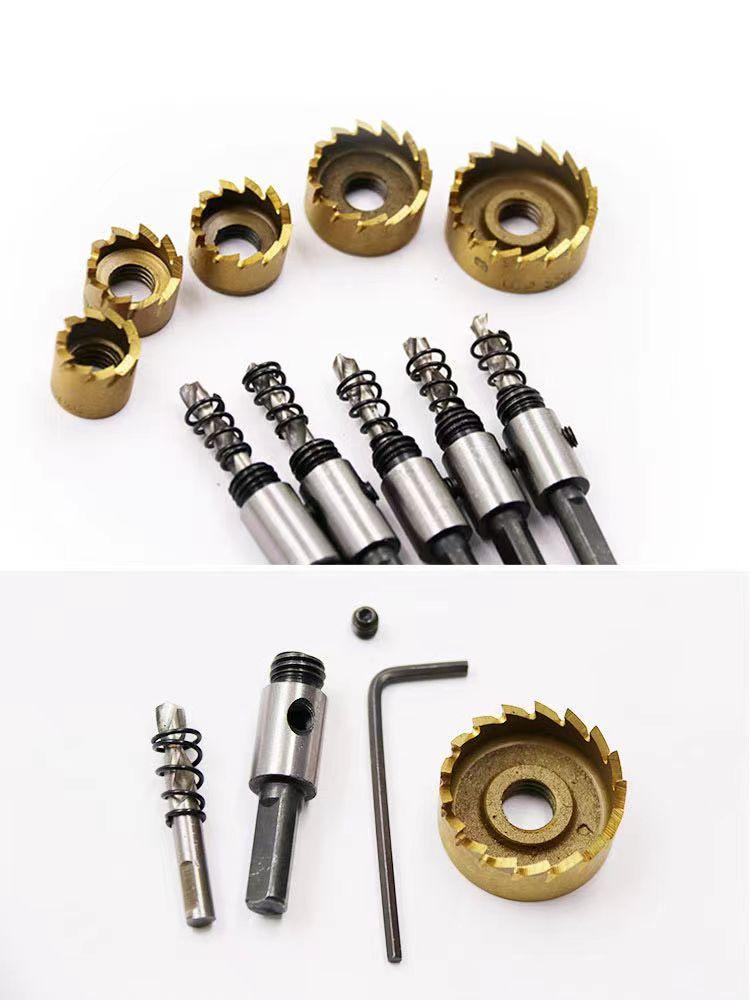 Product Introduction of 5pcs HSS Drill Bit Hole Saw Tooth Set Stainless Steel Metal Alloy Cutter 16-30mm 42