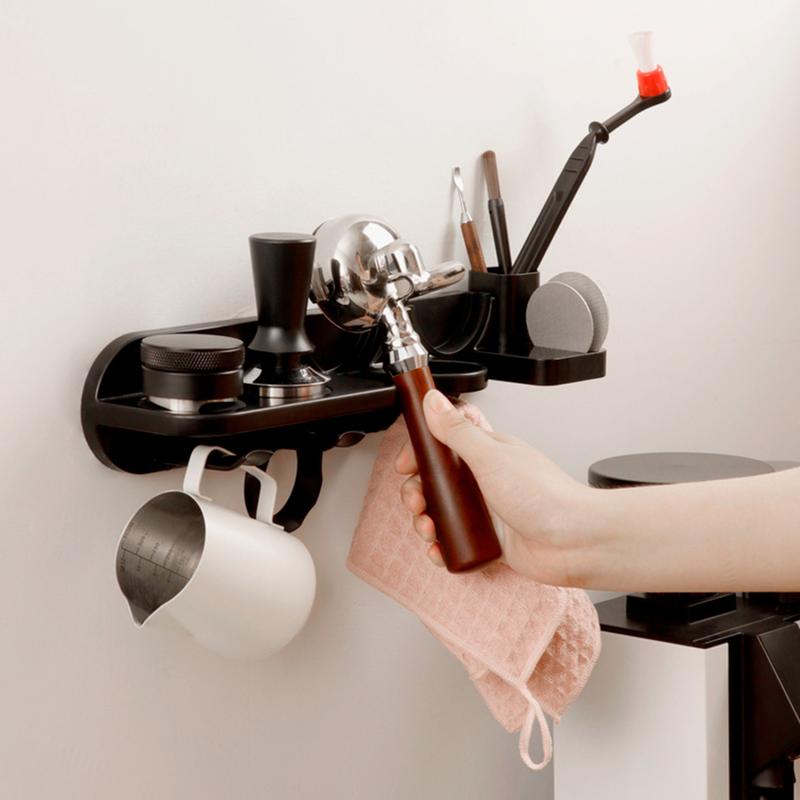 Product Introduction of Wall-mounted coffee filter holder, waterproof ABS holder, Espresso machine, handle group, wall mounted, Rack51/54/58MM 28