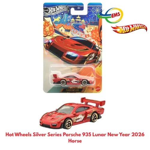 JNF49 - Hot Wheels Silver Series Porsche 935 Lunar New Year 2026 Horse