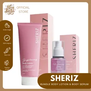 SHERIZ - Brightening Body Lotion | BUNDLING Lotion + Body Booster Serum | Melembabkan dan Menyehatkan Kulit