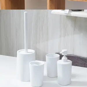 Informa Set 4 Pcs Cilia Perlengkapan Kamar Mandi - Putih